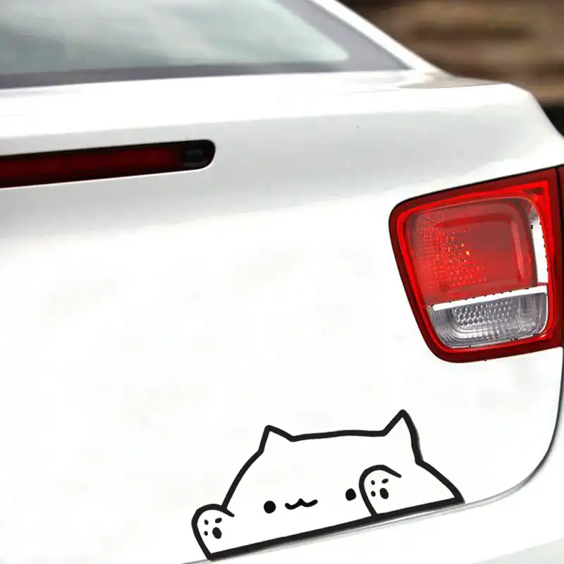 12 15 Cm Kedi Yuz Bakan Araba Sticker Cikartmalari Pet Kedi Motosiklet Dekoratif Cikartmalar Araba Pencere Cikartmalari Satis Otomobiller Ve Motosikletler C Yazciz Net