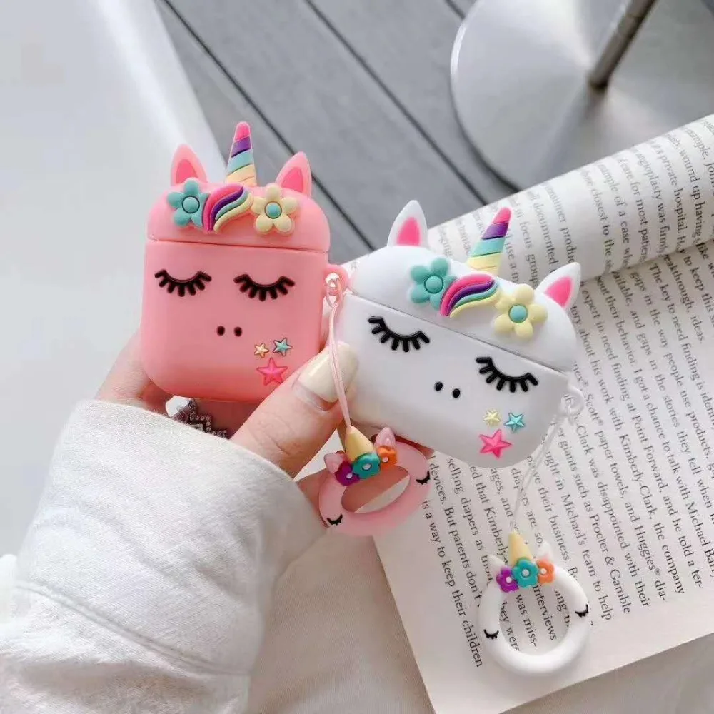Colorful Floral Unicorn Airpods Case -Unicorn Fashion Ha5c655bc921440d9b22b1b4d679d01228