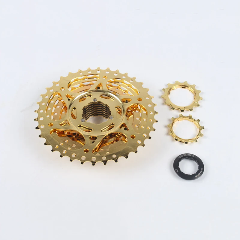 Горный велосипед Sunshine Freewheel 10 скоростей 11 36T Золотая кассета сверхлегкие детали