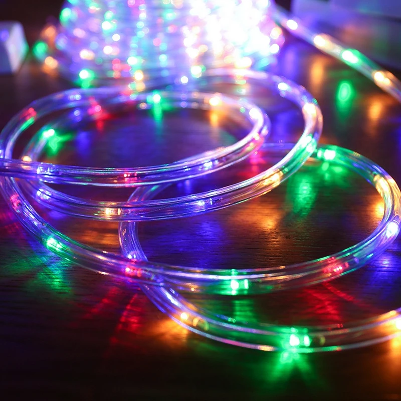 Водонепроницаемая Радужная Светодиодная лента Рождественская уличная