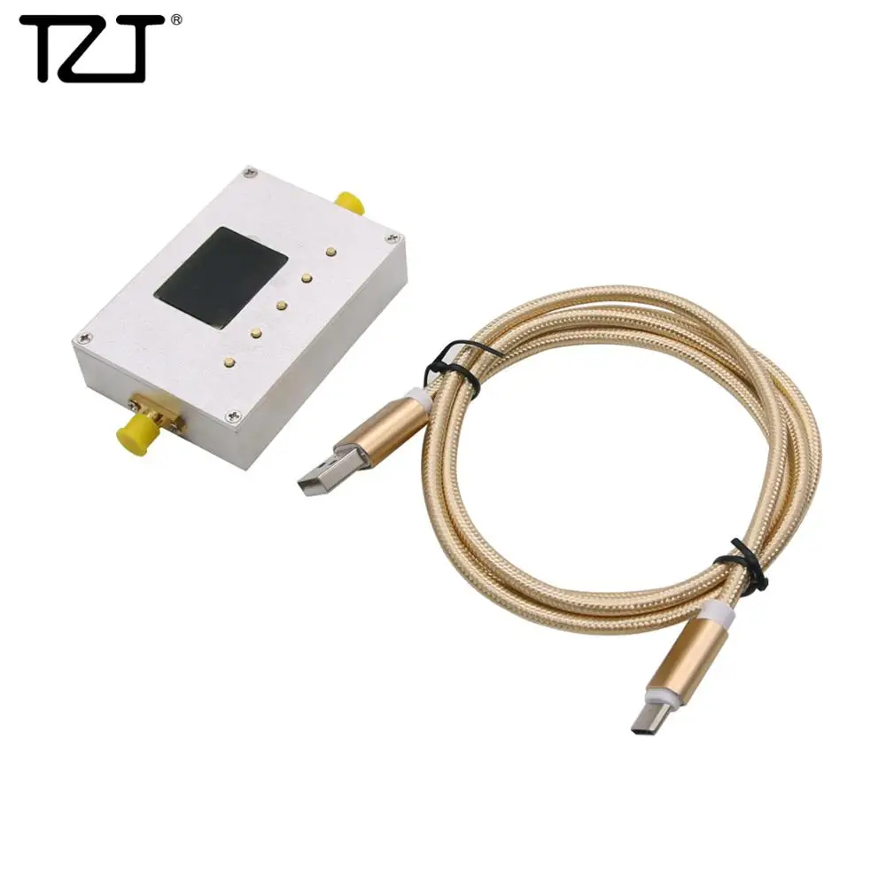 TZT 10-6000MHz RF Spectrum Analyzer w/ RF Signal Source RF Power Meter for Wifi LTE GSM GPRS Freq6000