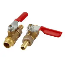 13 мм 1/4PT с наружной резьбой до 6 мм x 8 мм штуцер под шланг Barb муфта газовый шаровой кран