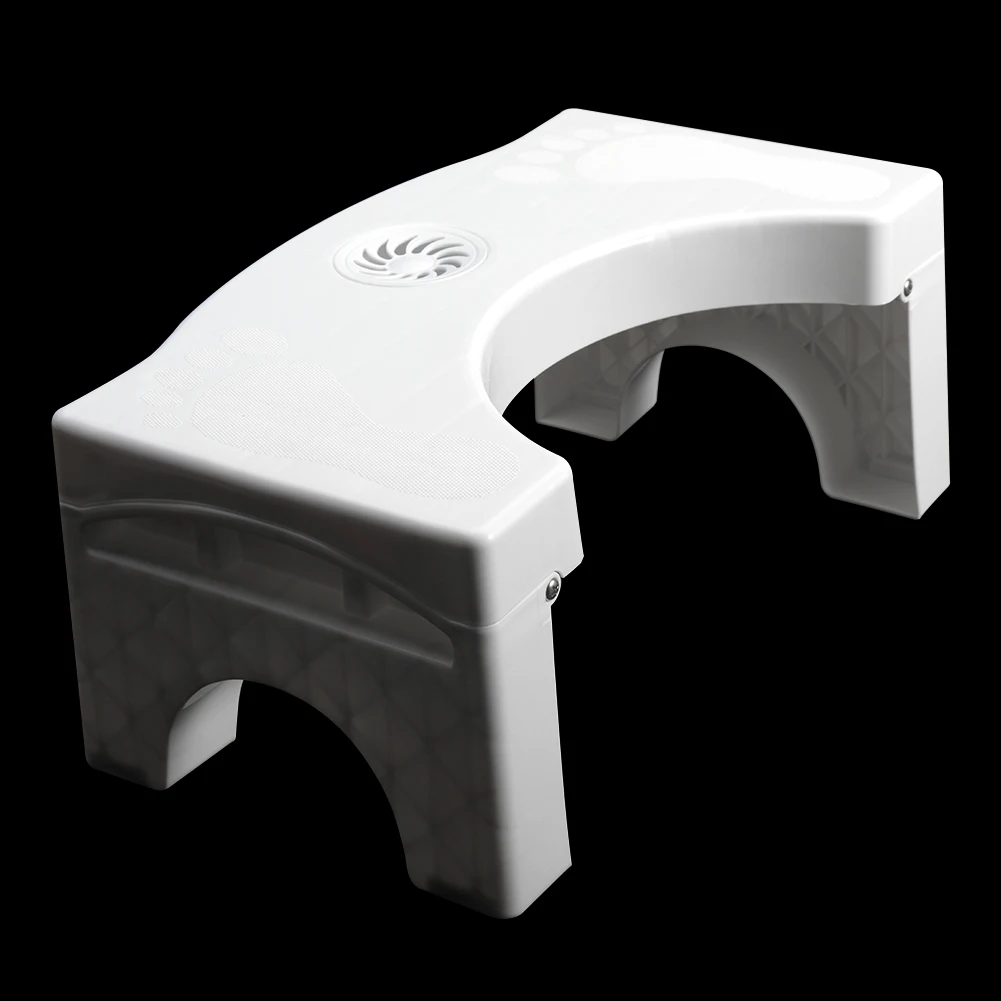 

For Kids Plastic Footstool Bathroom Anti Constipation Toilet Stool Squatting Foldable