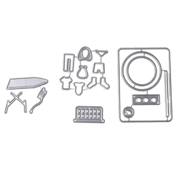 

washing machine Metal Cutting Dies Stencil DIY Scrapbooking Album Stamp Paper Card Embossing Decor Craft 57BB