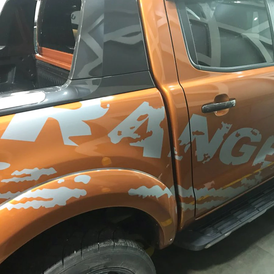 2 шт. mudslinger тело задний хвост сторона графический винил для Ford ranger