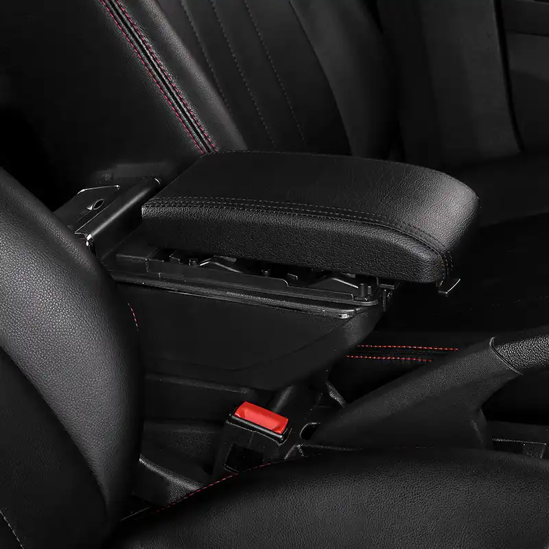 Color : Beige WYJBD Consoles Storage For Mazda2 Skyactiv Version Cx3 CX-3 Armrest Box For Mazda 2 Mazda Demio Armrest Box Double Layer Wi