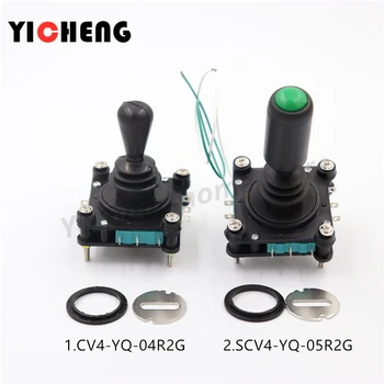 

22mm SCV4-YQ-05R2G / SCV4-YQ-04R2G Cross Switch 4 Direction Main Switch Knob Button 360 Degree Momentary Monolever Switch