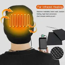 Перезаряжаемые с электрическим подогревом шапка с подогревом Вязание Шапка-бини 3 Контроль температуры интеллигентая(ый) Теплые Кепки для приготовления пищи на воздухе Лыжный Спорт Dropship