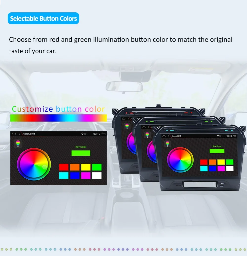 Perfect Bosion 2G+32G Android 9.0 Car DVD Player For Suzuki Vitara Radio Bluetooth 3/4G WiFi SWC 2 din car radio GPS Navigation System 9