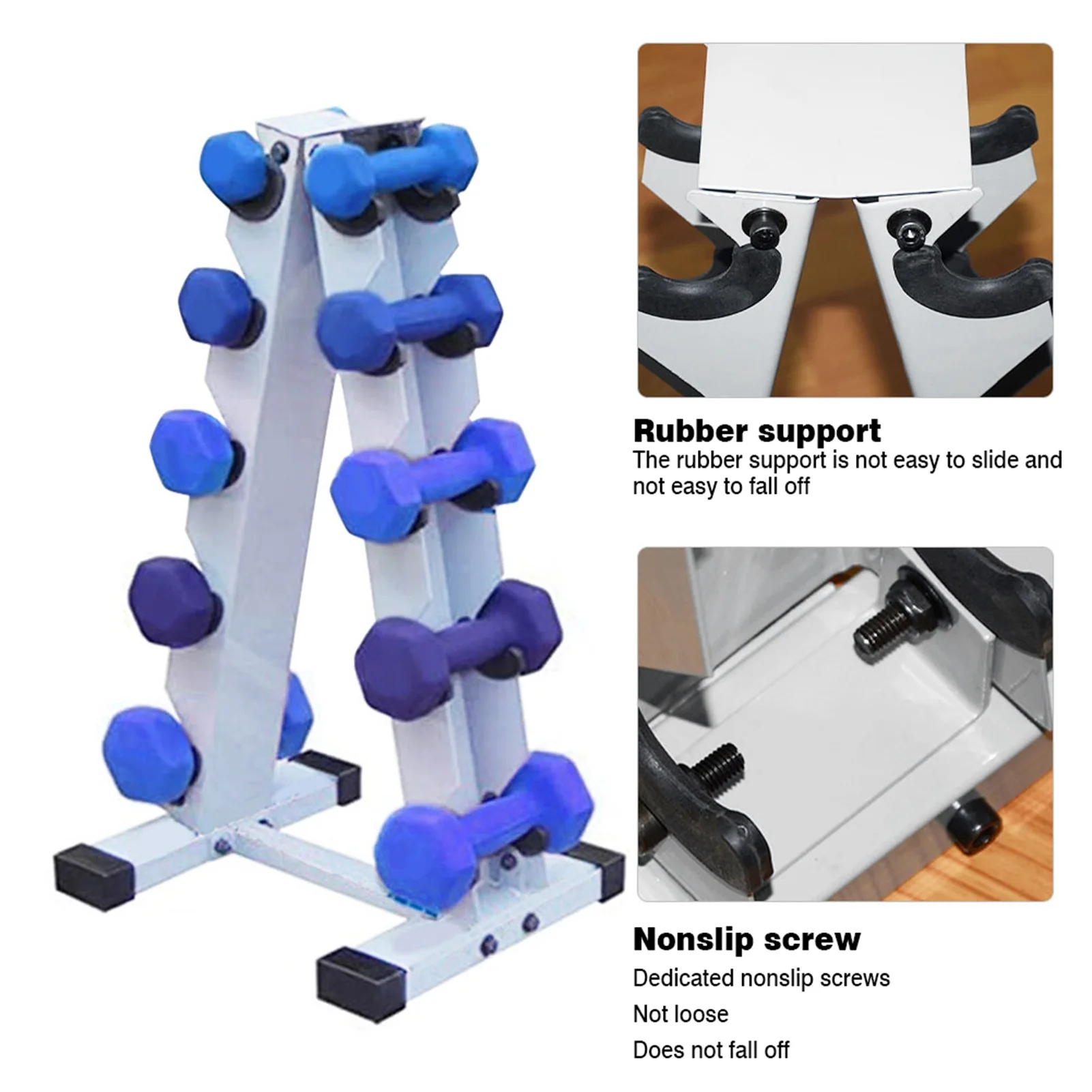 A Frame Dumbbell Stand MENCIRO A-Frame Dumbbell Stand Only Stand