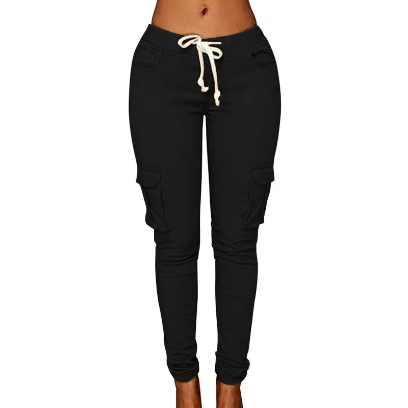 nike sweatpants Women Cargo Pants Sexy Ladies Casual Harem Tactical Pant Women Military Clothing Multi-Pocket Joggers Sweat Pants cropped leggings