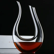 U-образный графин для вина, Подарочная коробка, арфа, лебедь, графин, кристалл, креативный винный сепаратор