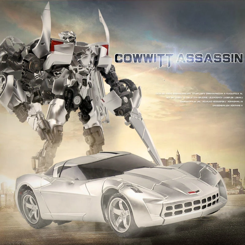 

Transformation Toys Sideswipe Black Mamba G1 LS08 LS-08 Alloy Model Movie Anime Action Figure Robot Kids Toy Collection Gifts