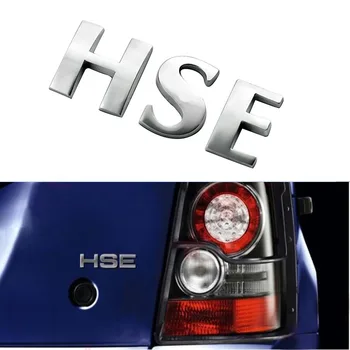 

Matte Silver Letter HSE Sticker Tailgate Decal Rear Emblem for Land Rover Range Rover