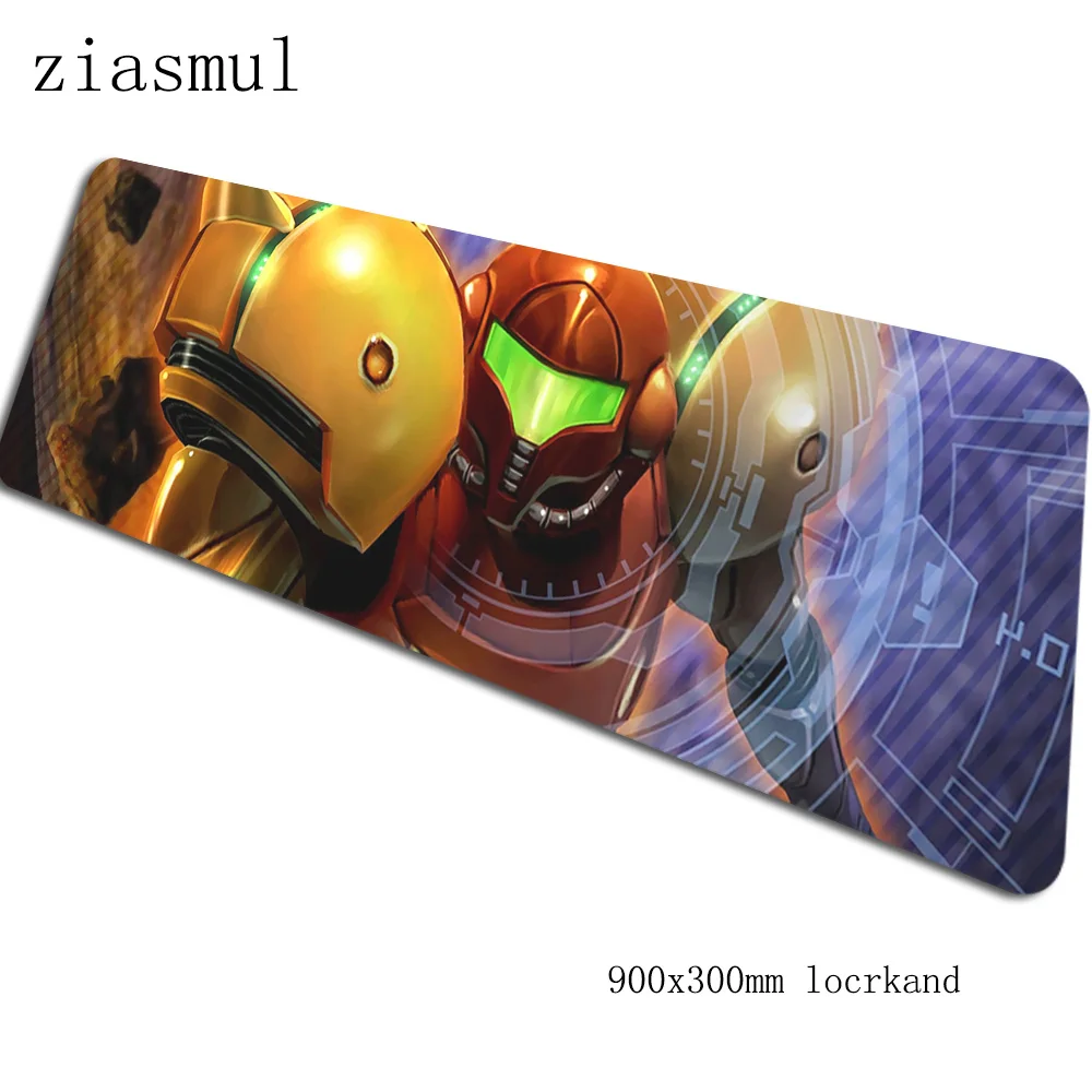 Metroid pad mouse 90x30 см компьютерный коврик для мыши красочные padmouse большой xl Коврик Для Мыши Эргономичный гаджет офисные настольные коврики - Цвет: Size 900x300x2mm