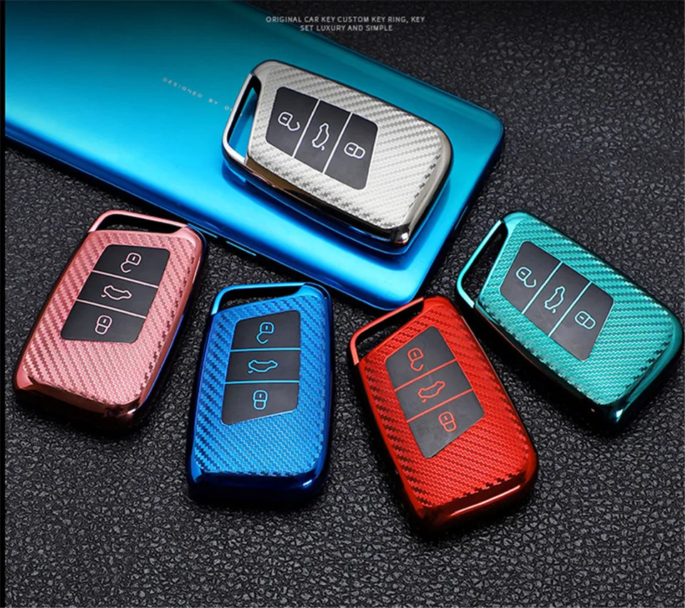 Cover chiave telecomando per Volkswagen VW Magotan Passat B8 Golf per Skoda Superb A7 - Ha5c7c77ffcb242a388204de8ee617315H