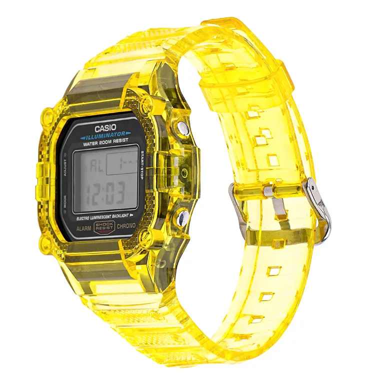 Watch Band Strap For Casio DW5600 GW-5610 Bracelet Watchband Cover Resin Wristband Screen Protectors Case for G-SHOCK Wrist band 