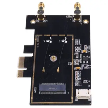 

WTXUP M2 to PCIE AC Converter Adapter Card AX200 9260 8265 1650A for Laptop