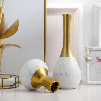 

NORDIC CERAMIC VASE GOLD VASE MODERN HOME LIVING ROOM FLOWER ARRANGEMENT ACCESSORIES DESKTOP CRAFTS DECORATIVE ORNAMENTS