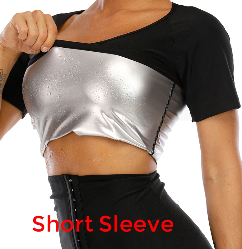 Sauna Shaper Shirt Thermo Sweat Tank Top Slimming Women Shapewear Waist Trainer Corset Gym Fiess Hot Workout Shirts_voghion.com