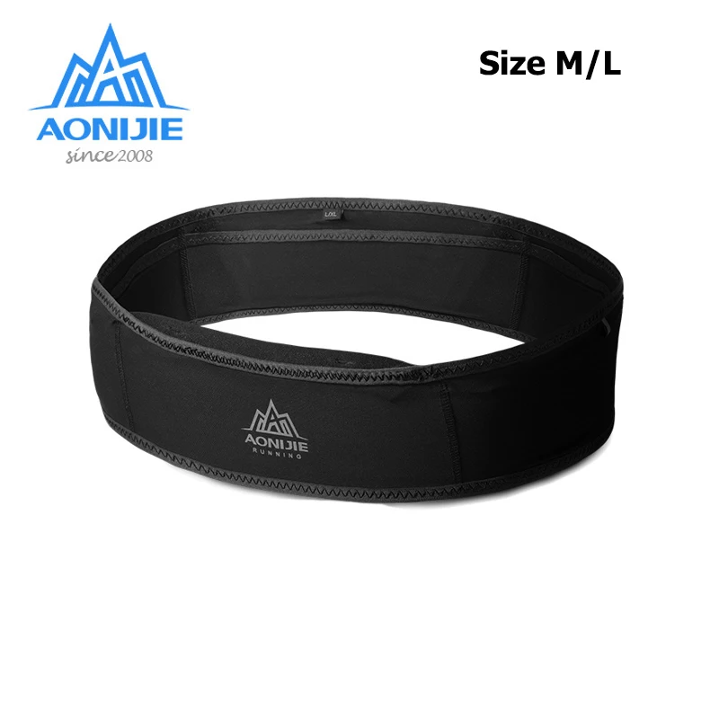 Black L Size Поясная Сумка для бега, сумка для фитнеса, сумка для зала фитнеса, сумка для бега, карманный многофункциональный чехол - Цвет: Black L Size
