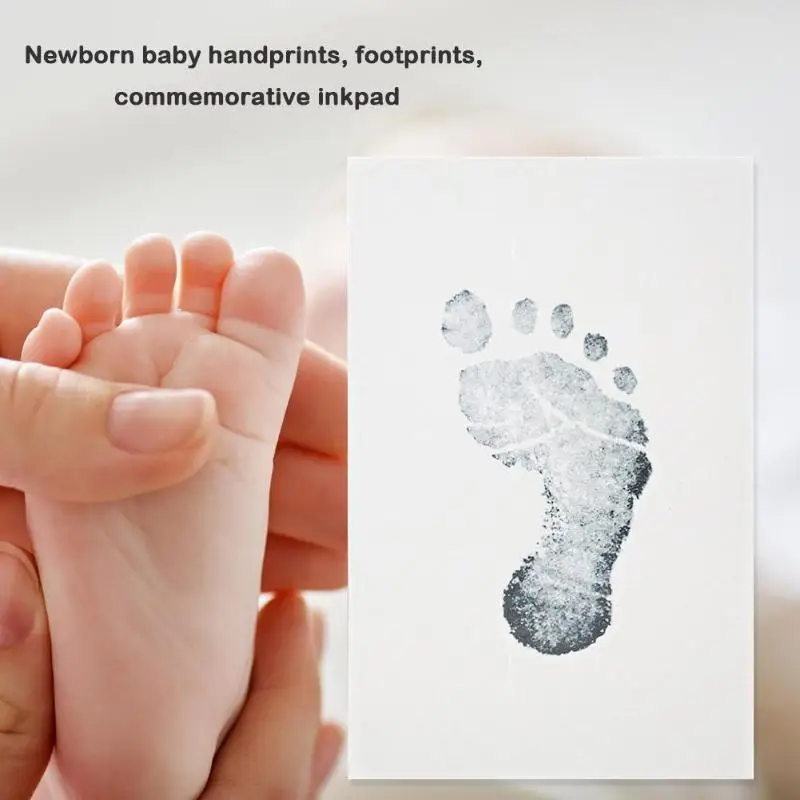 Новорожденный ребенок Handprint лапы производители мода изысканный красивый внешний вид чистый-сенсорный чернильный коврик с печатной бумагой
