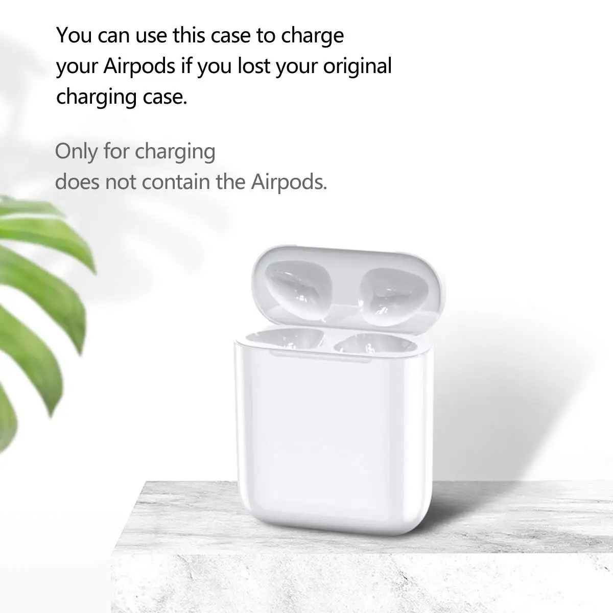 Высококачественный чехол для беспроводной зарядки Airpods QI Airpods, чехол для беспроводного зарядного приемника, совместимый с любым беспроводным зарядным устройством