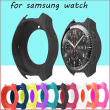 Цветной силиконовый чехол для samsung Galaxy watch 46 мм gear S3 Frontier чехол для смарт часов, защитная Спортивная рамка