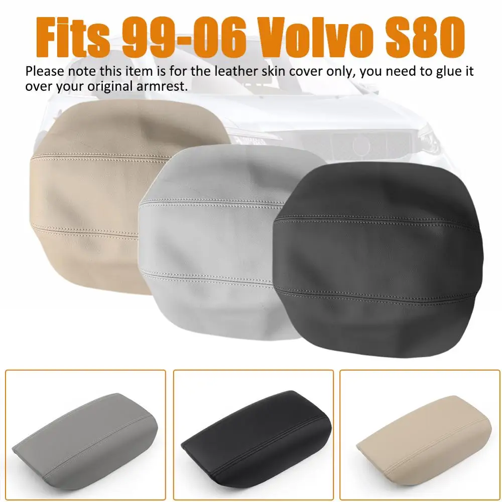 

Leather Car Central Armrest Pad Black Auto Center Console Arm Rest Seat Box Mat Cushion Pillow Cover Vehicle Protective Styling