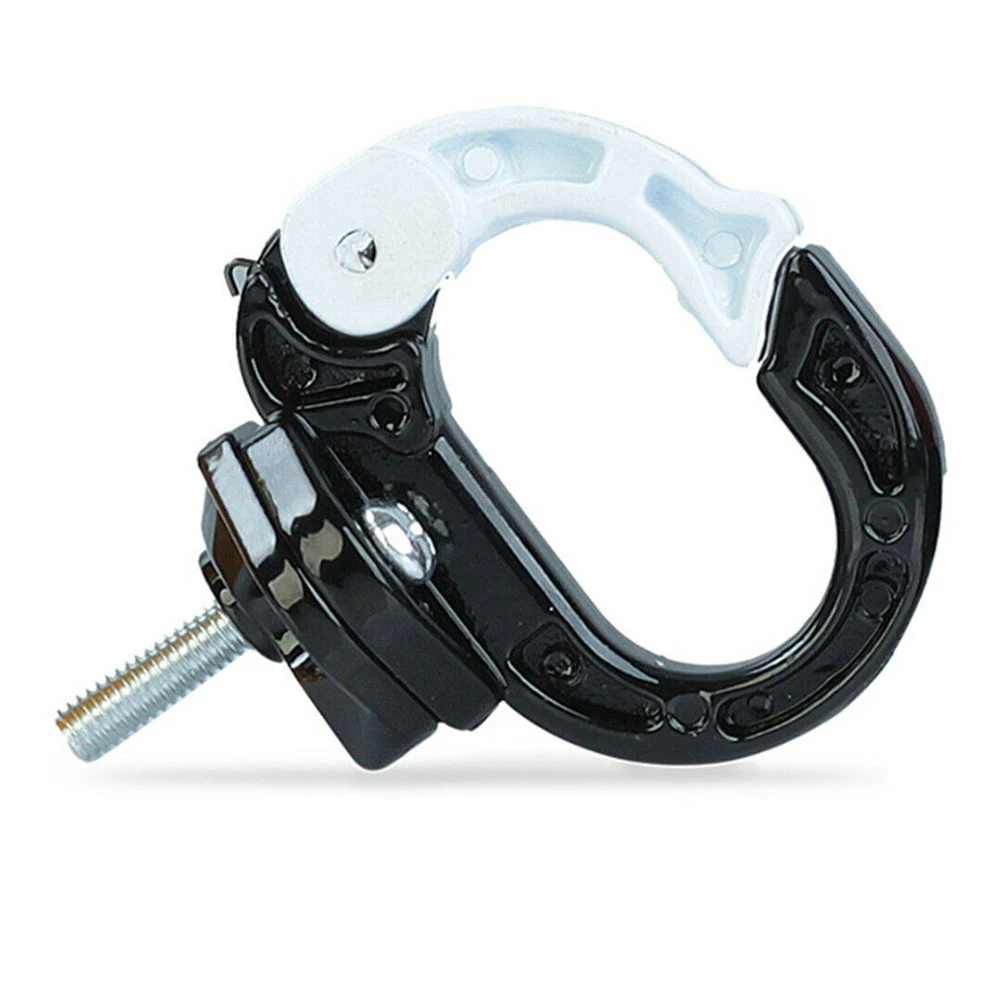Черный Крючок из сплава, подвесная сумка, Прочный Багаж, Электрический скутер, вешалка, ржавчина, украшение, коготь, гаджет, O тип, для Xiaomi Mijia M365 - Цвет: Черный