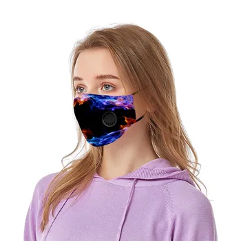 

Reusable Breathable Safe Facemask Men Women Print Adjustable breathable maske Health Cycling Facemask Respirator mascarillas