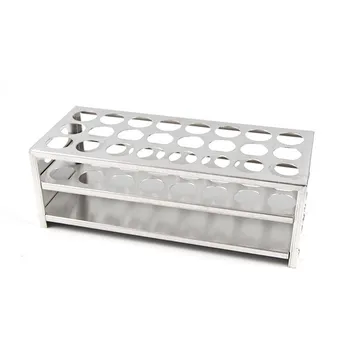 

1pcs 40 holes diameter 13/16/17/19/21/23/26mm Stainless Steel Test Tube Stand Test Tube Rack Holder Laboratory
