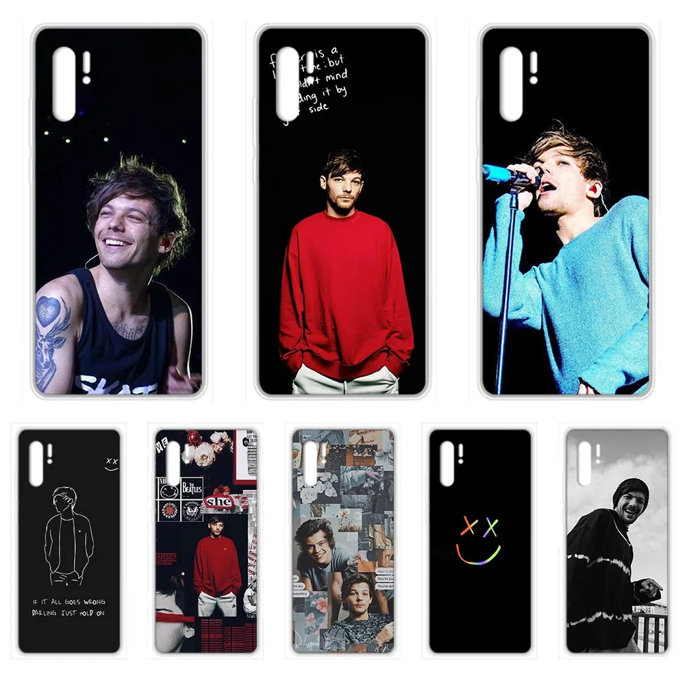 Прозрачный чехол для телефона louis tomlinson из ТПУ prime HUAWEI Nine 5t p 8 9 10 p20 P30 p40 P pro Smart 2017 2019 Z