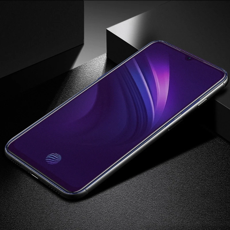 Полное покрытие матовое анти-синее закаленное стекло для VIVO Y12 Z5X Z1 Pro матовое Анти-голубой-лучевой протектор экрана для фронтальной пленки IQOO Neo