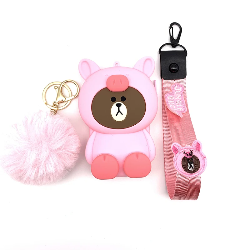 Силиконовый кредитный держатель для карт, чехол для студенток, милый мультяшный кошелек для ID карт, Женский кошелек для паспорта, бизнес-держатель для карт, защита для книг