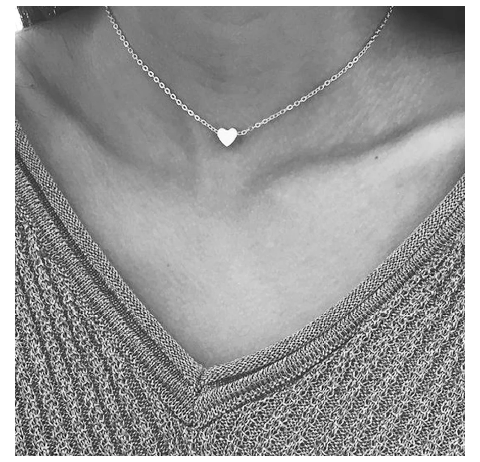 EManco 316L, ожерелье из нержавеющей стали, для девушек, сердце, шарм, колье, ожерелье для женщин, трендовые ожерелья, ювелирные изделия