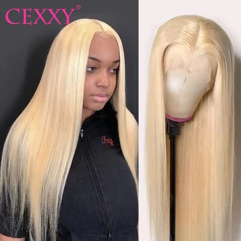 

13x6 Blonde Lace Front Human Hair Wigs Pre Plucked With Baby Hair 613 Lace Front Wig 30Inch Wig Transparent Lace Human Hair Wigs