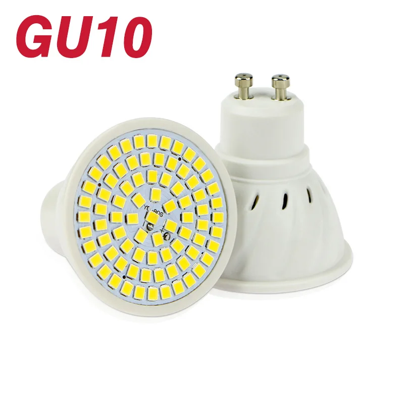 Светодиодная лампа GU10 E27 E14 MR16 3 Вт 5 7 220 в 240 В 6 шт./Лот светодиодная SMD 2835 48