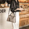 Shoulder Bag For Women 2022 New Luxury Designer Crossbody Leather Vintage Fashion Ladies Shopper Mahjong Plaid Big Handbags ► Photo 3/6