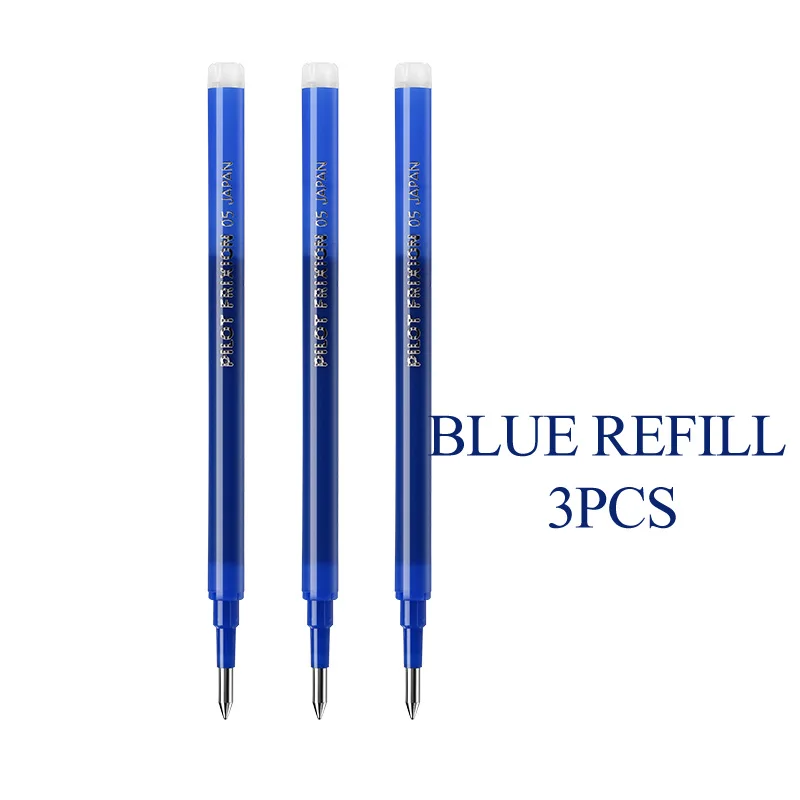23EF Blue Refill 3pc Pilot frixion мяч стучать выдвижные стираемые гелевые ручки очень тонкий кончик 0,5 мм сделать ошибки исчезнуть, не нужно белый Выход - Цвет: 23EF Blue Refill 3pc