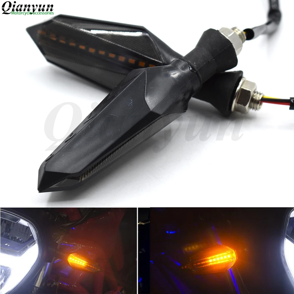 Сигнальные огни мотоцикла 12В светодиодный сигнальный мигатель фонарь для KAWASAKI
