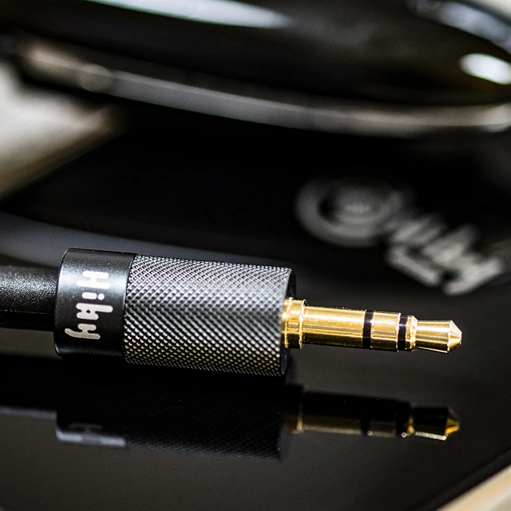 Earphone Accessories HiBy Jack 3 5mm Gold Plated Short Headphone Cable 0 78mm 2 Pins MMCX 