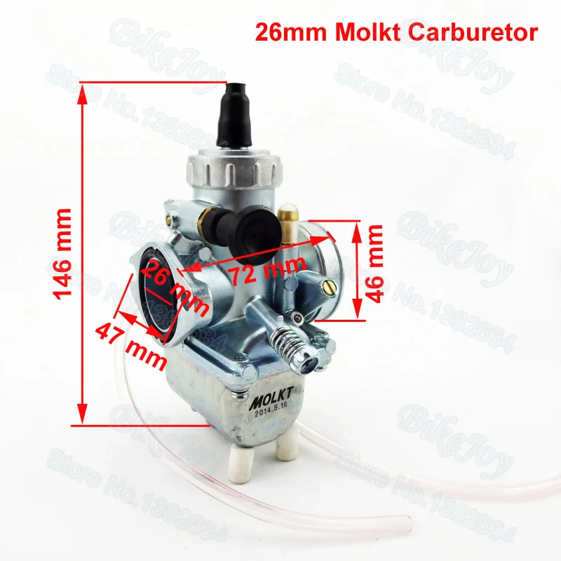 26 мм Molkt Carb Caburetor для 125cc 140cc 150cc Lifan YX Zongshen топает атомные DHZ модели SSR и Pit Байк ATV Quad Мотоцикл