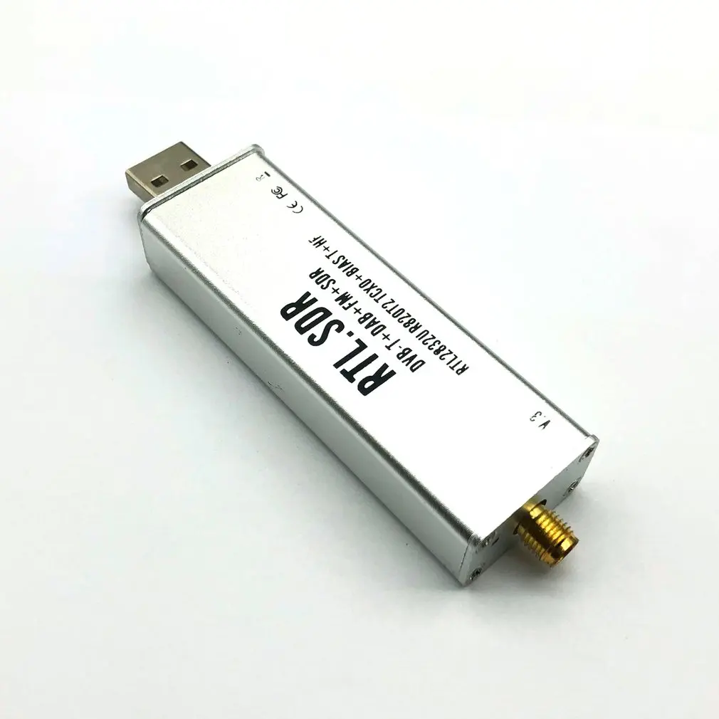 RTL-SDR блог V3 RTL2832U 1PPM TCXO HF BiasT SMA программное обеспечение алюминиевый экранированный корпус определенный радио R820T2 тюнер