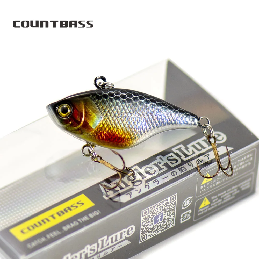 40 мм 4,6 г Вибрация обратного отсчета Hard жесткие приманки Lipless Crankbait тонущие рыболовные приманки для пресной воды