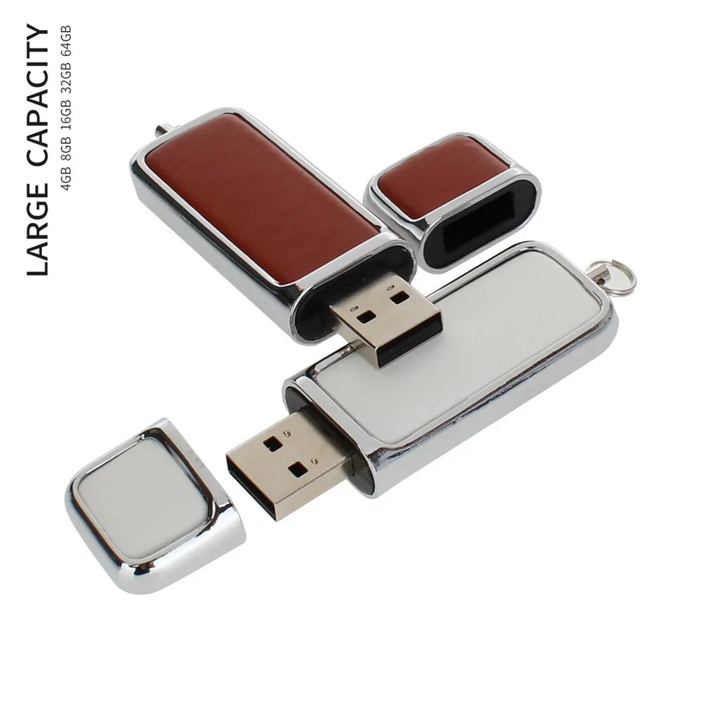Flash Drives Usb Stick 32GB Metal Keychain 2.0 Pendrive 16GB Flash Memory Stick 8GB Usb Flash Drive 128GB 4GB Pen Drive 64GB