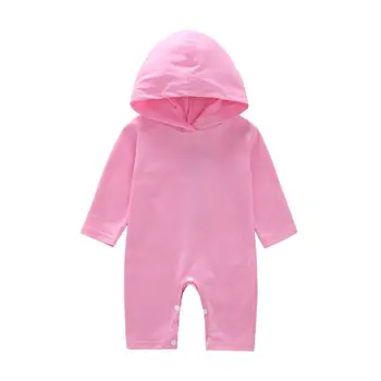 

3D Dinosaur Costume Solid Pink Rompers Warm Spring Autumn Cotton Rompers Newborn Cotton Tracksuit