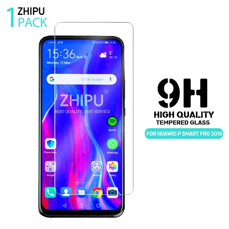 Tempered Glass For Huawei P smart Pro 2019 Screen Protector 2.5D 9H Protective Film | Мобильные телефоны и аксессуары
