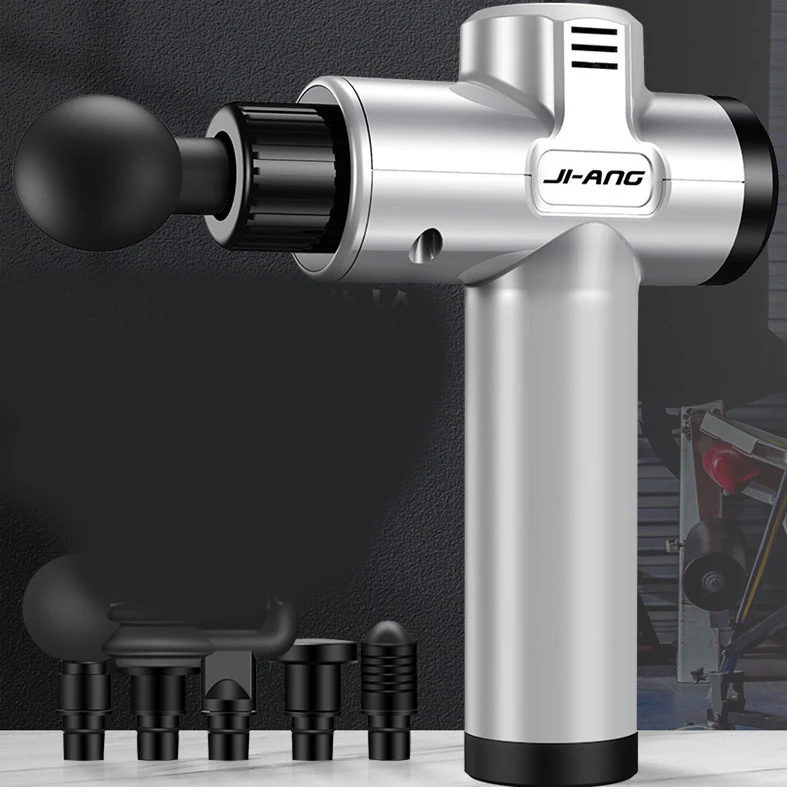 

Intelligent fascial gun muscle relaxation high frequency LCD massage gun physical therapy instrument beating fitness massage