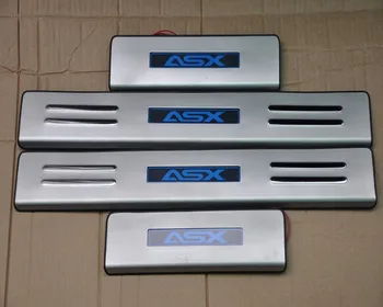 

304 stainless steel LED Scuff Plate / Door Sill Car styling for 2011-2016 Mitsubishi ASX Auto parts